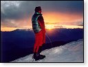 Večer v C1. 5350 m. Snímek byl 28.7.2004 zařazen jako fotografie dne na www.lezec.cz.